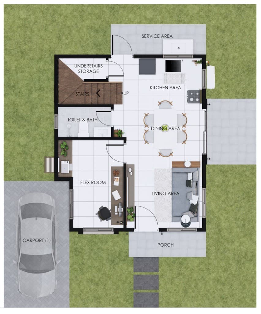 Aria Silong floor plan