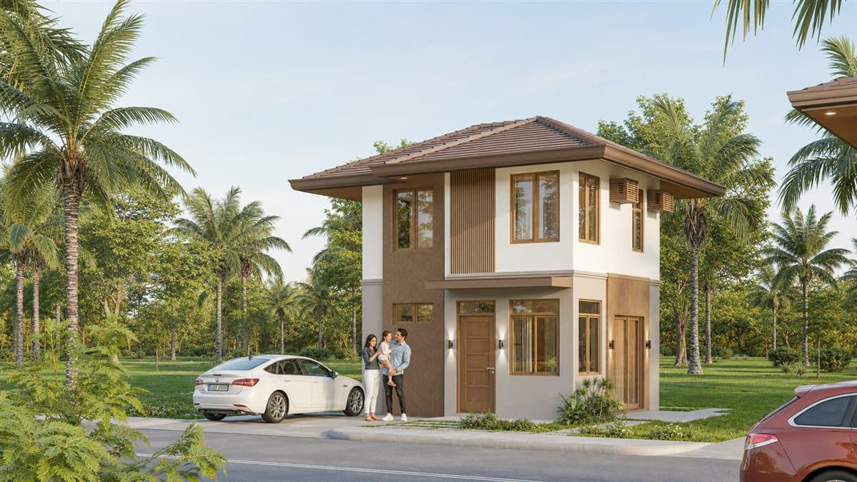 Niña house model exterior render